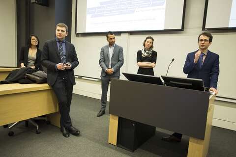 Students present findings as part of MbD and Rotman collaboration. (Photos by Yana Kaz and Stephen Watt, Rotman School of Management)