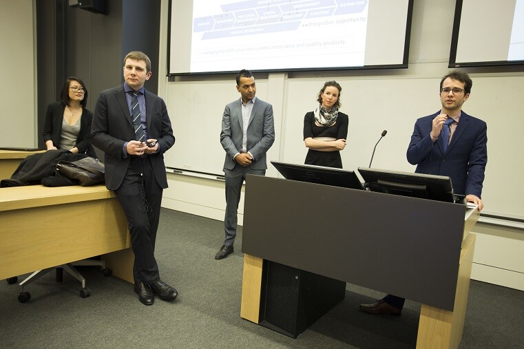 Students present findings as part of MbD and Rotman collaboration.  (Photos by Yana Kaz and Stephen Watt, Rotman School of Management)